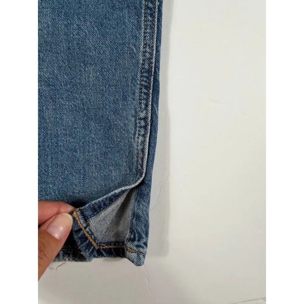 Gap Kids High Rise ’90s Loose Distressed Jeans Size 10 girls